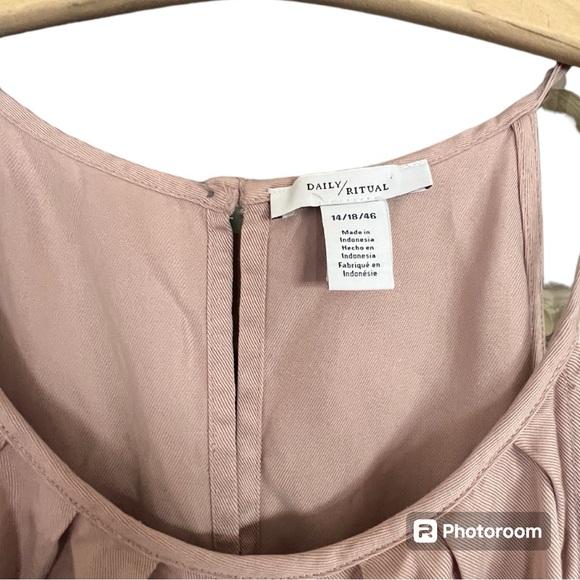 DAILY RITUAL wide leg jumpsuit - Picture 4 of 5